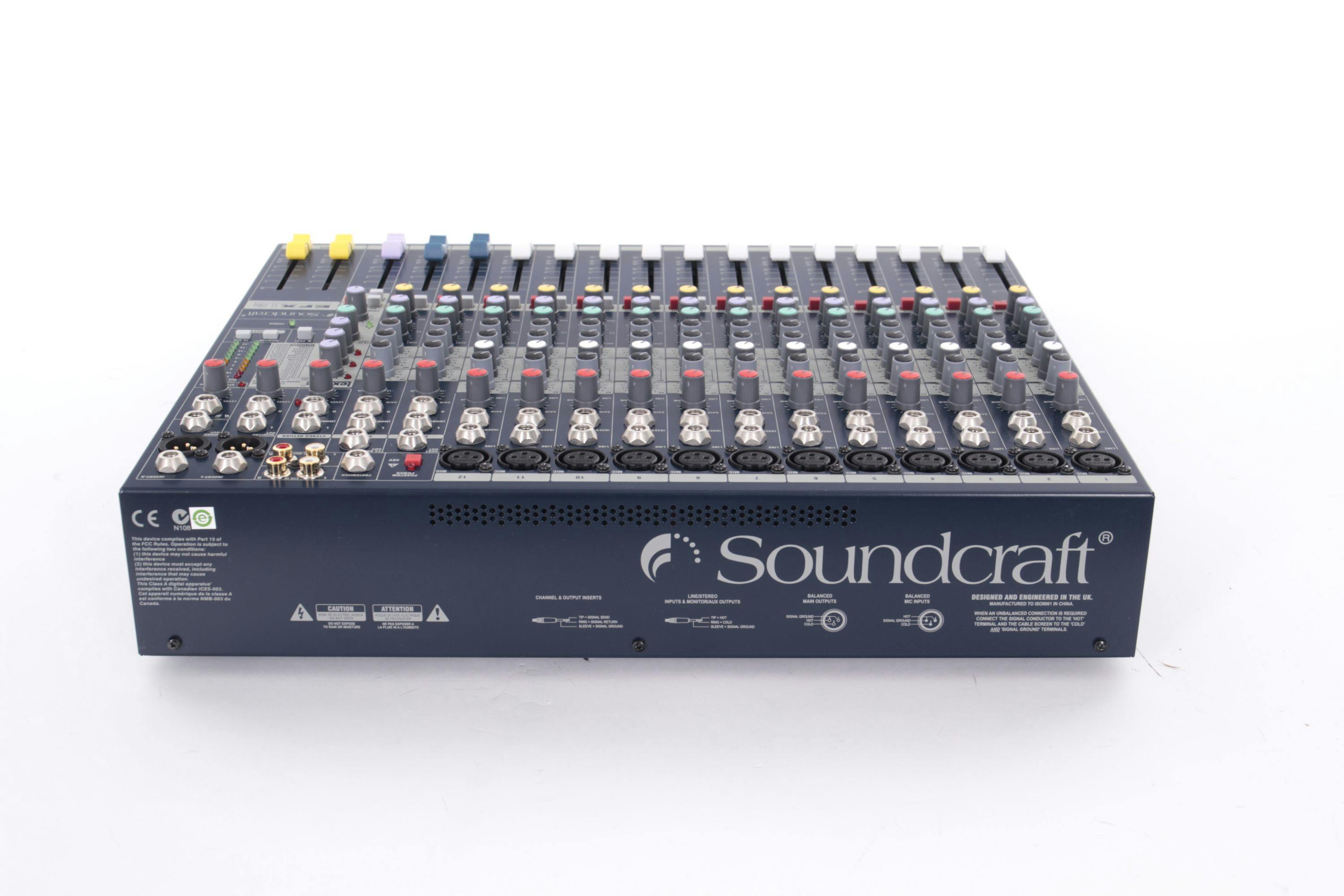 B Stock : Soundcraft EFX12 Mixer w/ Lexicon FX at Andertons Music Co.